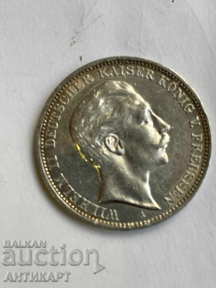 Germany Rare Silver Coin 3 Mark 1912 Prussia Silver with price 59.00 BGN | € 30.17 Germany Rare Silver Coin 3 Mark 1912 Prussia Silver with price 59.00 BGN | € 30.17