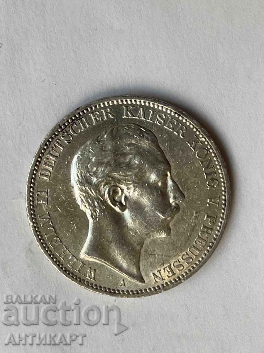 Germany Rare Silver Coin 3 Marks 1910 Prussia Silver with price 57.00 BGN | € 29.14 Germany Rare Silver Coin 3 Marks 1910 Prussia Silver with price 57.00 BGN | € 29.14