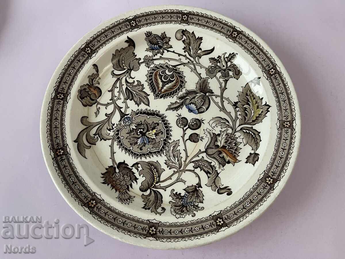 Old porcelain plate Old porcelain plate