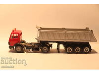 HERPA 1:87 H0 MERCEDES GONDOLA DUMP TRUCK TIR MODEL