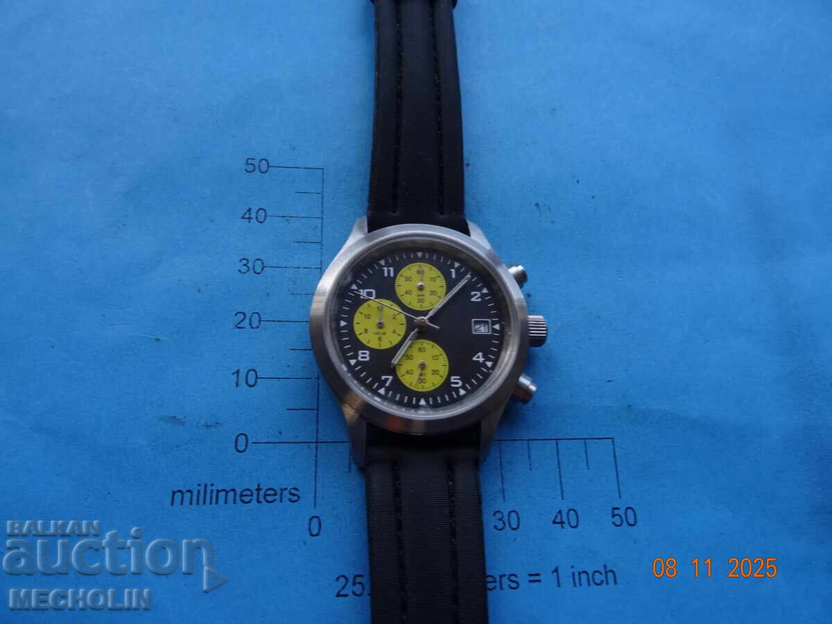 WATCH Japanese movement CHRONOGRAPH 55 with price 15.55 BGN | € 7.95