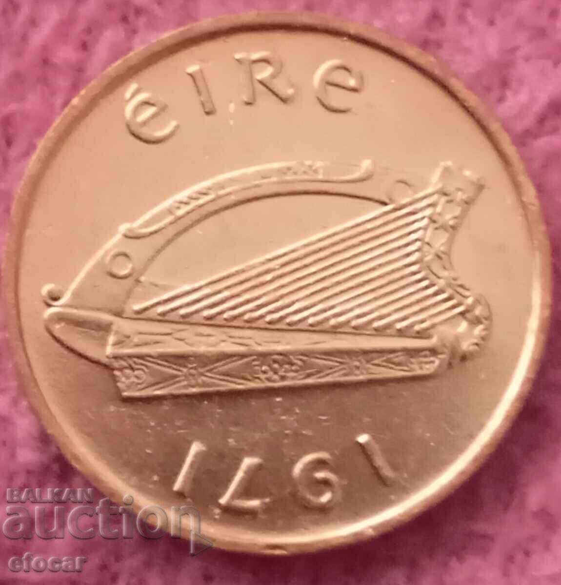 1/2 пени Ейре 1971 с цена 4.11 лв. | € 2.10