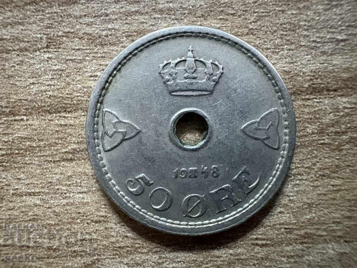 Норвегия - 50 йоре (1948) Норвегия - 50 йоре (1948)