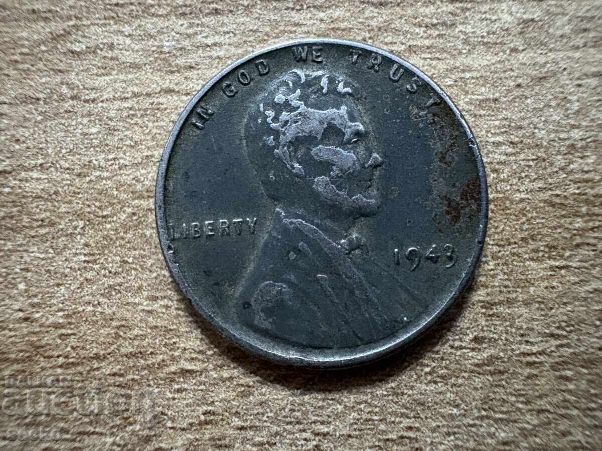 ΗΠΑ - 1 σεντ (1943) με τιμή 1.15 BGN | € 0.59 ΗΠΑ - 1 σεντ (1943) με τιμή 1.15 BGN | € 0.59