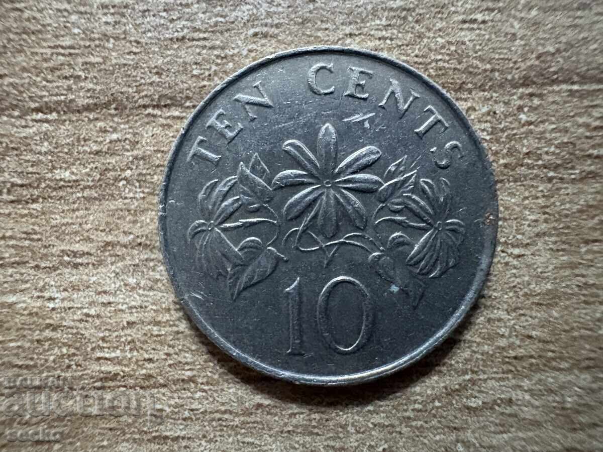 Σιγκαπούρη - 10 σεντ (1986) Σιγκαπούρη - 10 σεντ (1986)