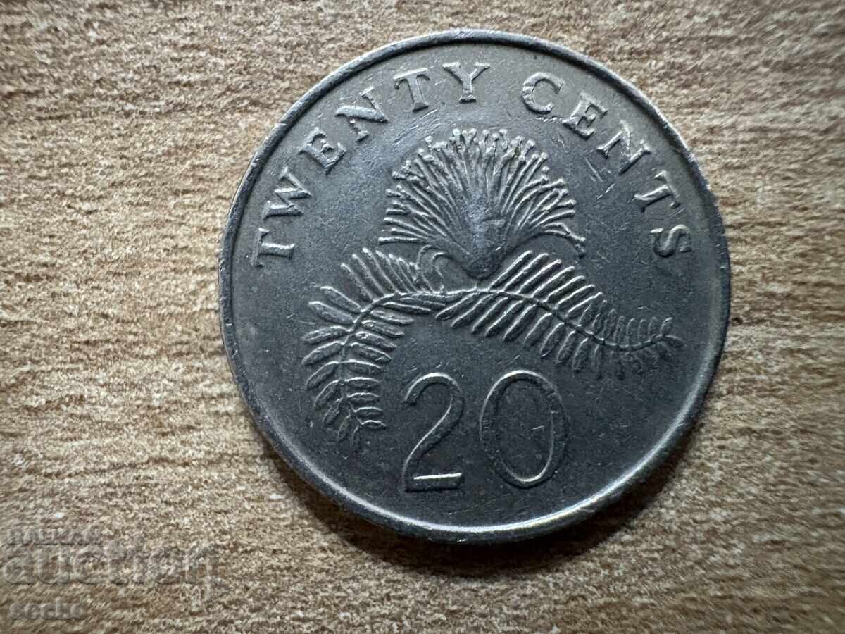 Singapore - 20 Cents (1989)