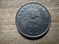 Σιγκαπούρη - 20 σεντ (1989)