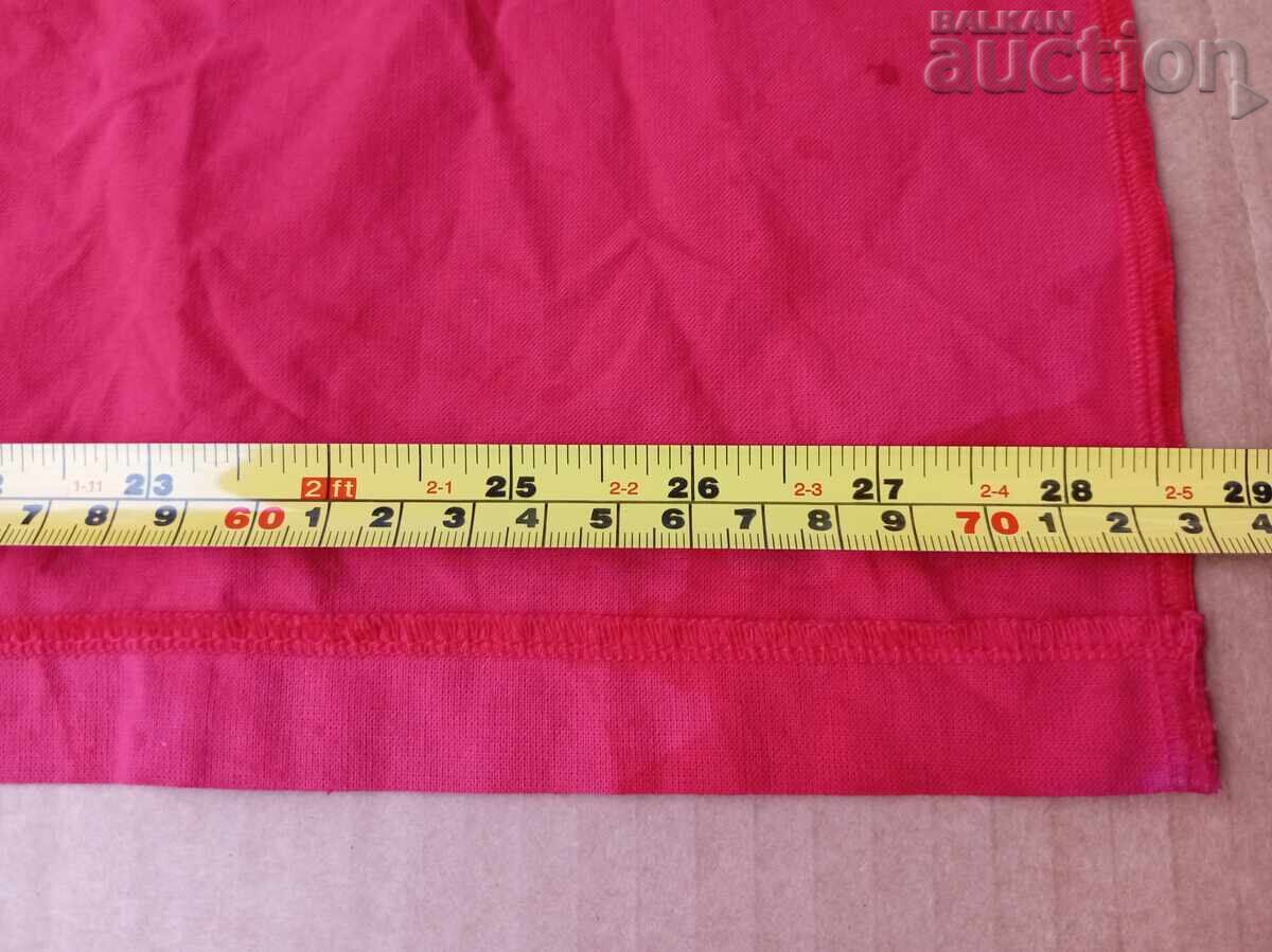 Red Flag Danish Socialist Trotsky Marx Flag 60s - 7