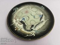 Ιαπωνικό πορσελάνινο πιάτο Dragonware