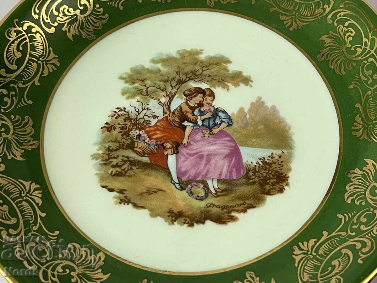 Δημοπρασία Λιμόζ πορσελάνινη πιατάκι Δημοπρασία Λιμόζ πορσελάνινη πιατάκι