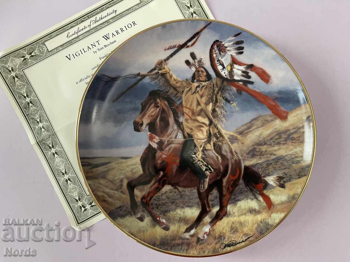 Beautiful plate for a collection with a certificate with price 11.60 BGN | € 5.93 Beautiful plate for a collection with a certificate with price 11.60 BGN | € 5.93