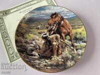 Όμορφη πιατέλα για συλλογή με πιστοποιητικό