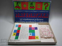 OLD CHILDREN'S EDUCATIONAL GAME MATHEMATICS
