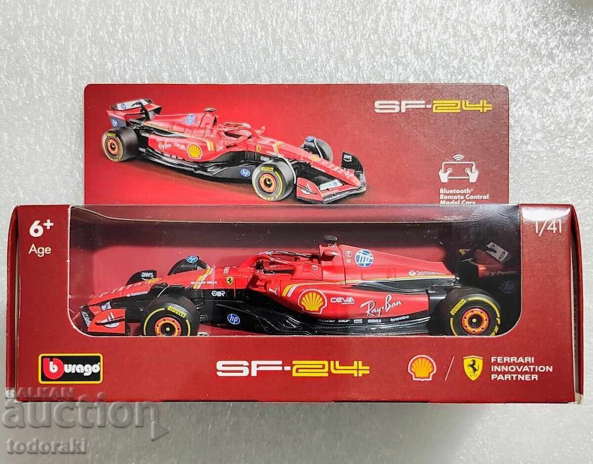 Shell Burago Ferrari SF 24 Φεράρι 1:41 Formula Shell Burago
