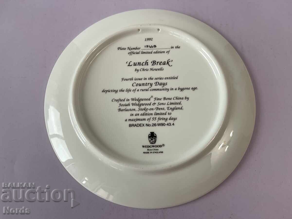 Delivery of Wedgwood English Plate Delivery of Wedgwood English Plate