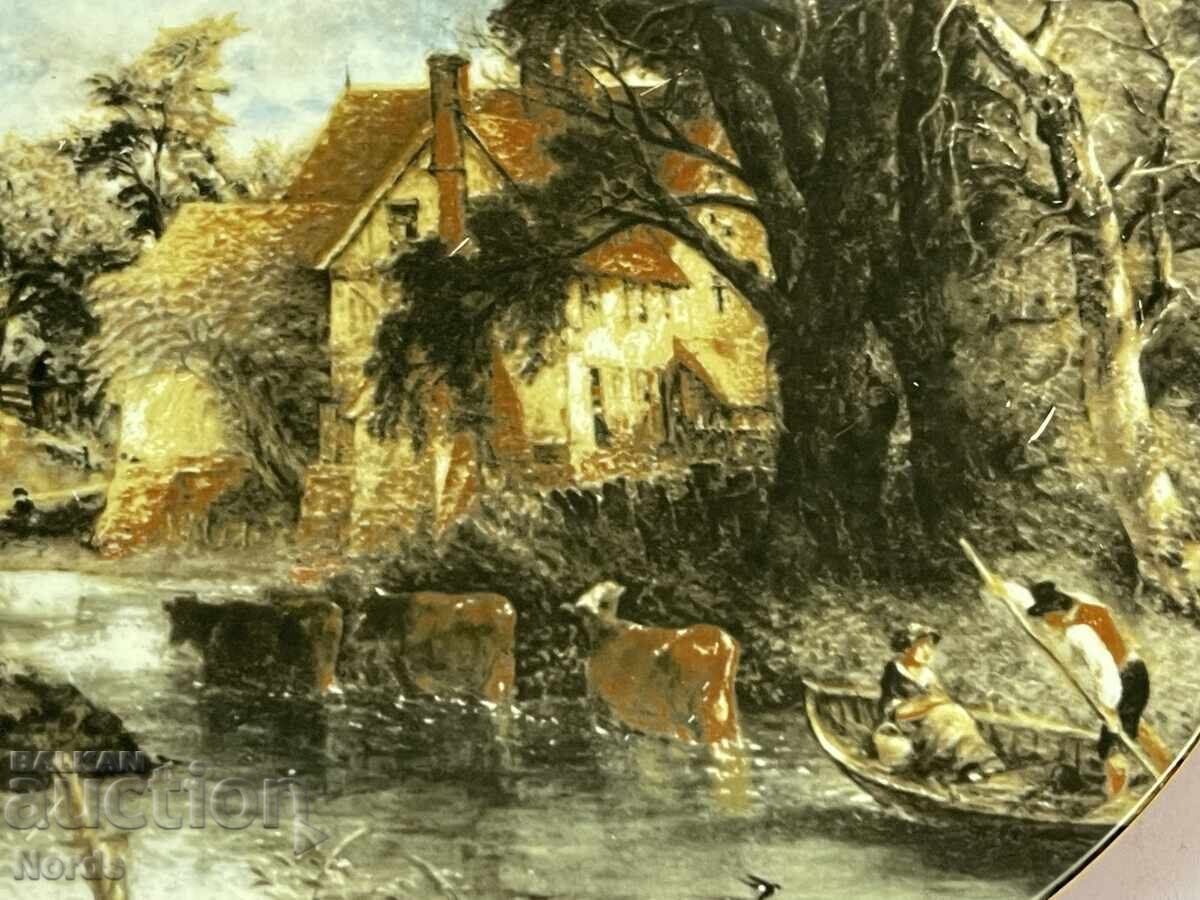 Αγγλικό πιάτο πορσελάνης με τιμή 10.80 BGN | € 5.52 Αγγλικό πιάτο πορσελάνης με τιμή 10.80 BGN | € 5.52