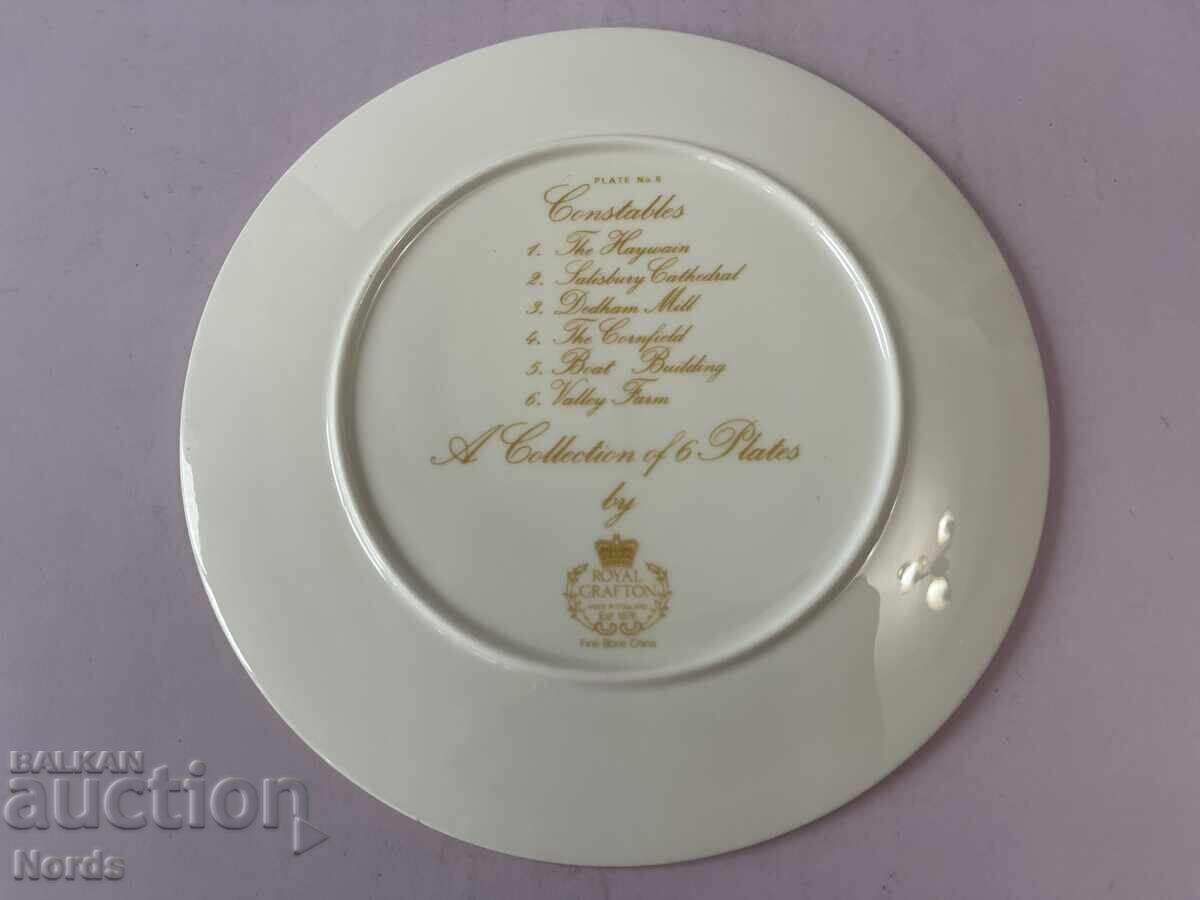 Παράδοση Αγγλικό πιάτο πορσελάνης Παράδοση Αγγλικό πιάτο πορσελάνης