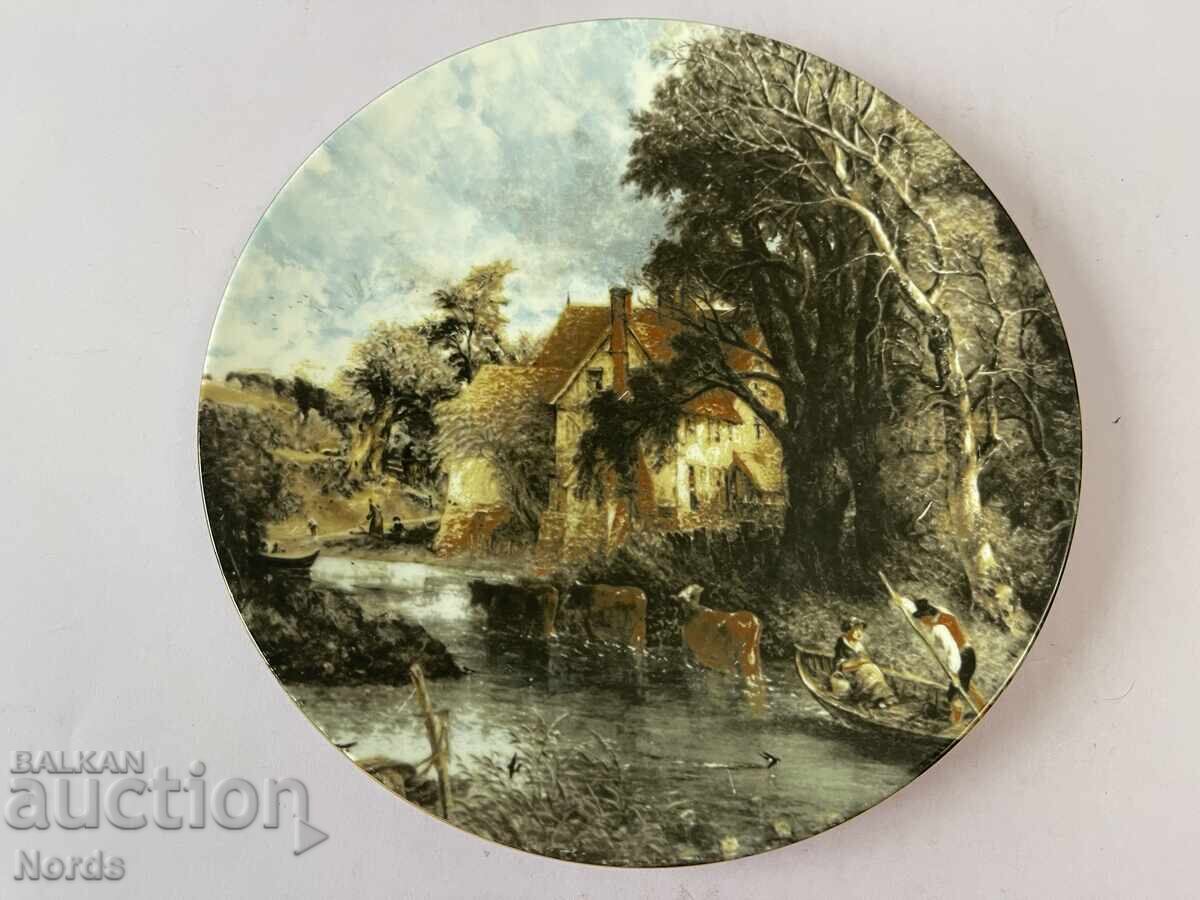 Αγγλικό πιάτο πορσελάνης Αγγλικό πιάτο πορσελάνης