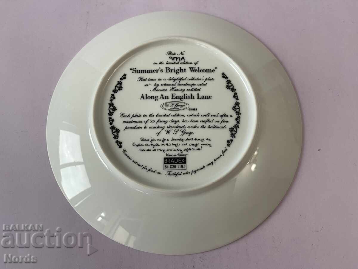 Δημοπρασία Αγγλικό πιάτο πορσελάνης Δημοπρασία Αγγλικό πιάτο πορσελάνης