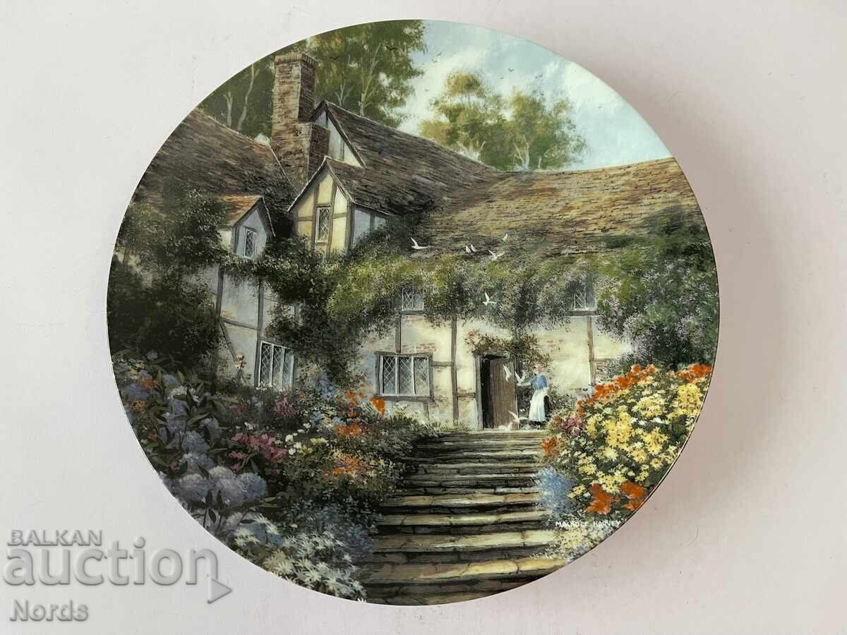 Αγγλικό πιάτο πορσελάνης Αγγλικό πιάτο πορσελάνης