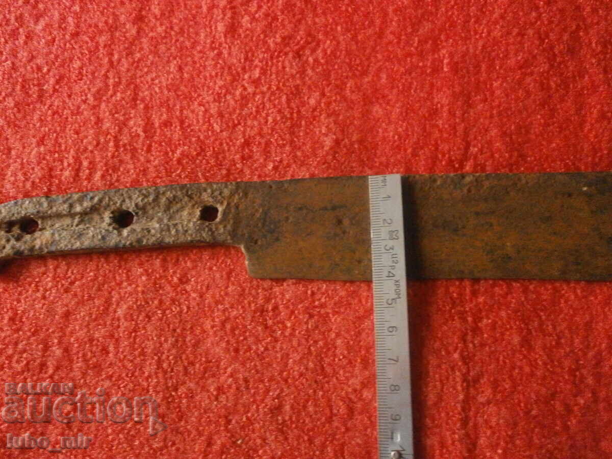 Auction OLD LARGE FORGED KNIFE - PROJECT FOR RESTORATION Auction OLD LARGE FORGED KNIFE - PROJECT FOR RESTORATION