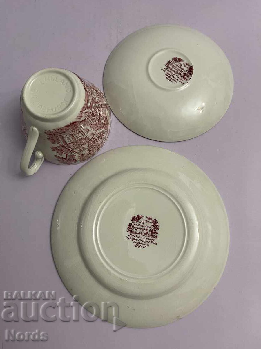 Delivery of Staffordshire English Triple Tea Set