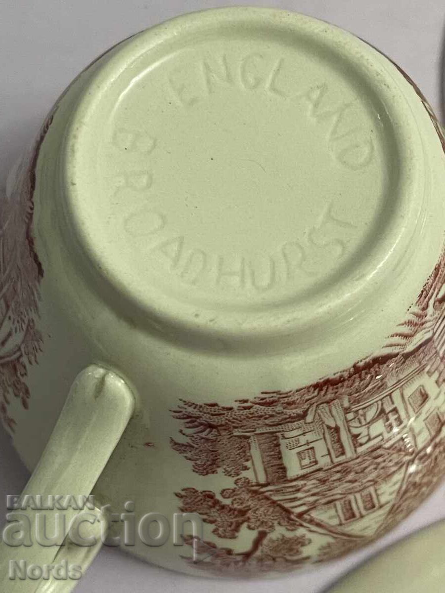 Staffordshire English Triple Tea Set - 5