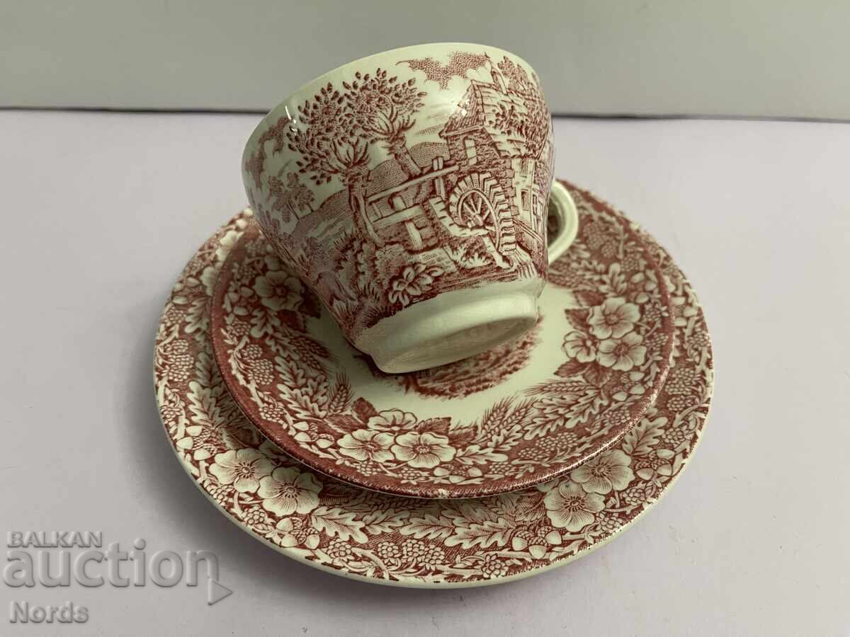 Staffordshire English Triple Tea Set