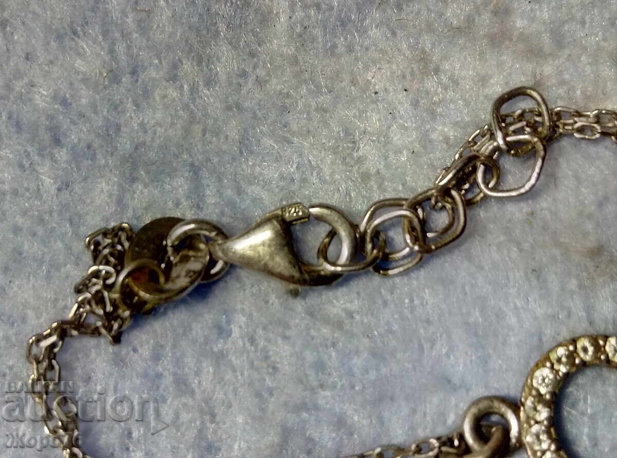 Παράδοση ❤️ΑΤΕΛΕΙΩΤΗ ΑΓΑΠΗ❤️ Πολύτιμο ΑΡΓΥΡΟ Βραχιόλι με ΛΕΥΚΗ ΕΠΙΧΡΥΣΩΣΗ Παράδοση ❤️ΑΤΕΛΕΙΩΤΗ ΑΓΑΠΗ❤️ Πολύτιμο ΑΡΓΥΡΟ Βραχιόλι με ΛΕΥΚΗ ΕΠΙΧΡΥΣΩΣΗ