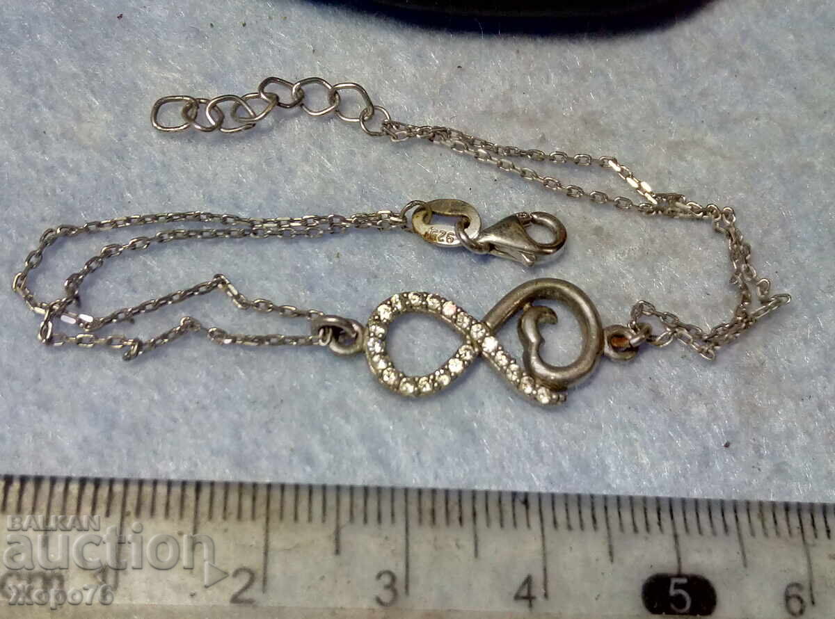 ❤️ΑΤΕΛΕΙΩΤΗ ΑΓΑΠΗ❤️ Πολύτιμο ΑΡΓΥΡΟ Βραχιόλι με ΛΕΥΚΗ ΕΠΙΧΡΥΣΩΣΗ - 6 ❤️ΑΤΕΛΕΙΩΤΗ ΑΓΑΠΗ❤️ Πολύτιμο ΑΡΓΥΡΟ Βραχιόλι με ΛΕΥΚΗ ΕΠΙΧΡΥΣΩΣΗ - 6