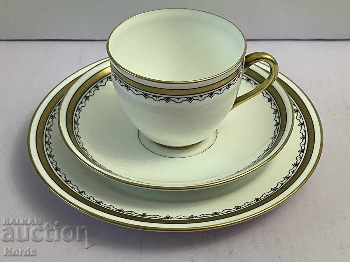 Vintage English Triple Tea Set with price 8.00 BGN | € 4.09 Vintage English Triple Tea Set with price 8.00 BGN | € 4.09