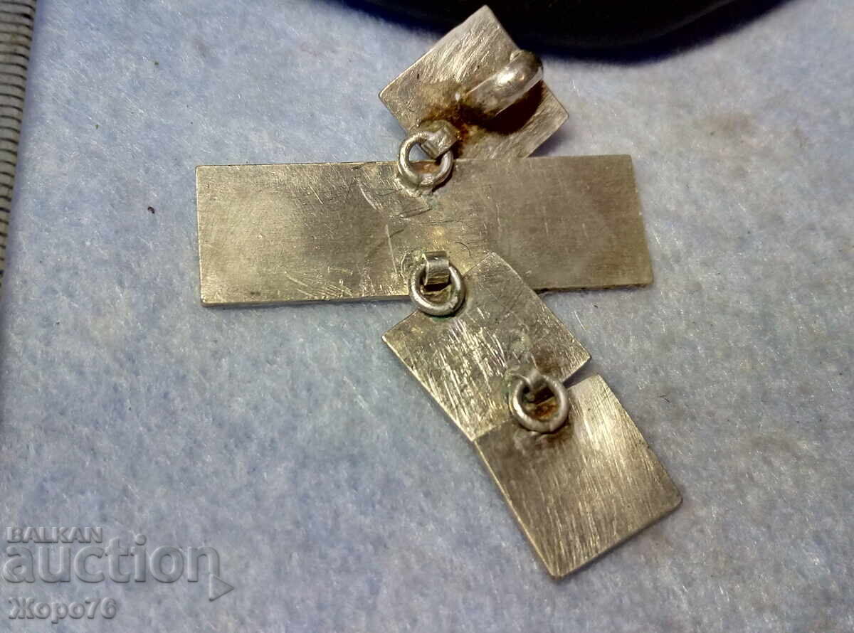 Auction Stylish Art SILVER CROSS Silver 950 grade Movable design Auction Stylish Art SILVER CROSS Silver 950 grade Movable design