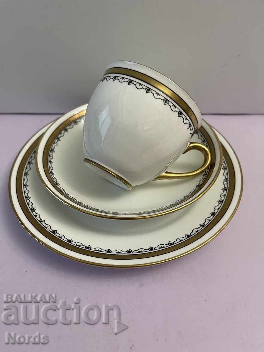 Vintage English Triple Tea Set with price 11.00 BGN | € 5.62 Vintage English Triple Tea Set with price 11.00 BGN | € 5.62