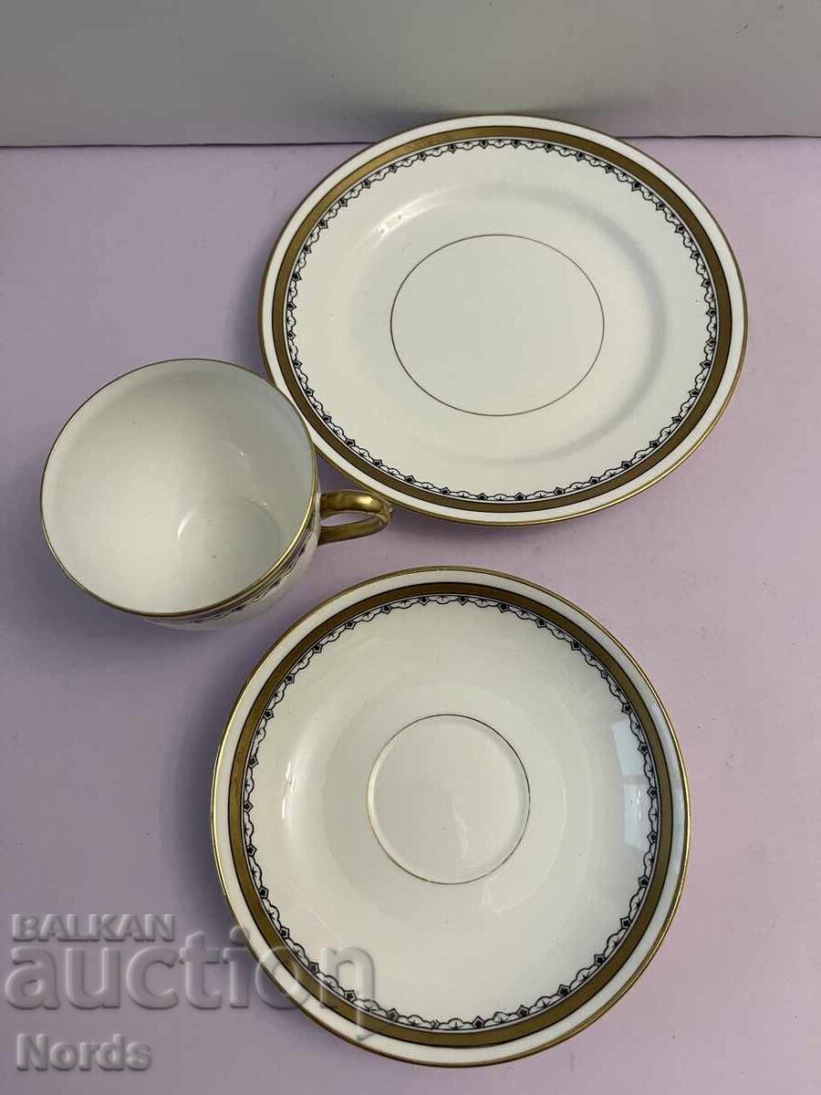 Auction Vintage English Triple Tea Set Auction Vintage English Triple Tea Set