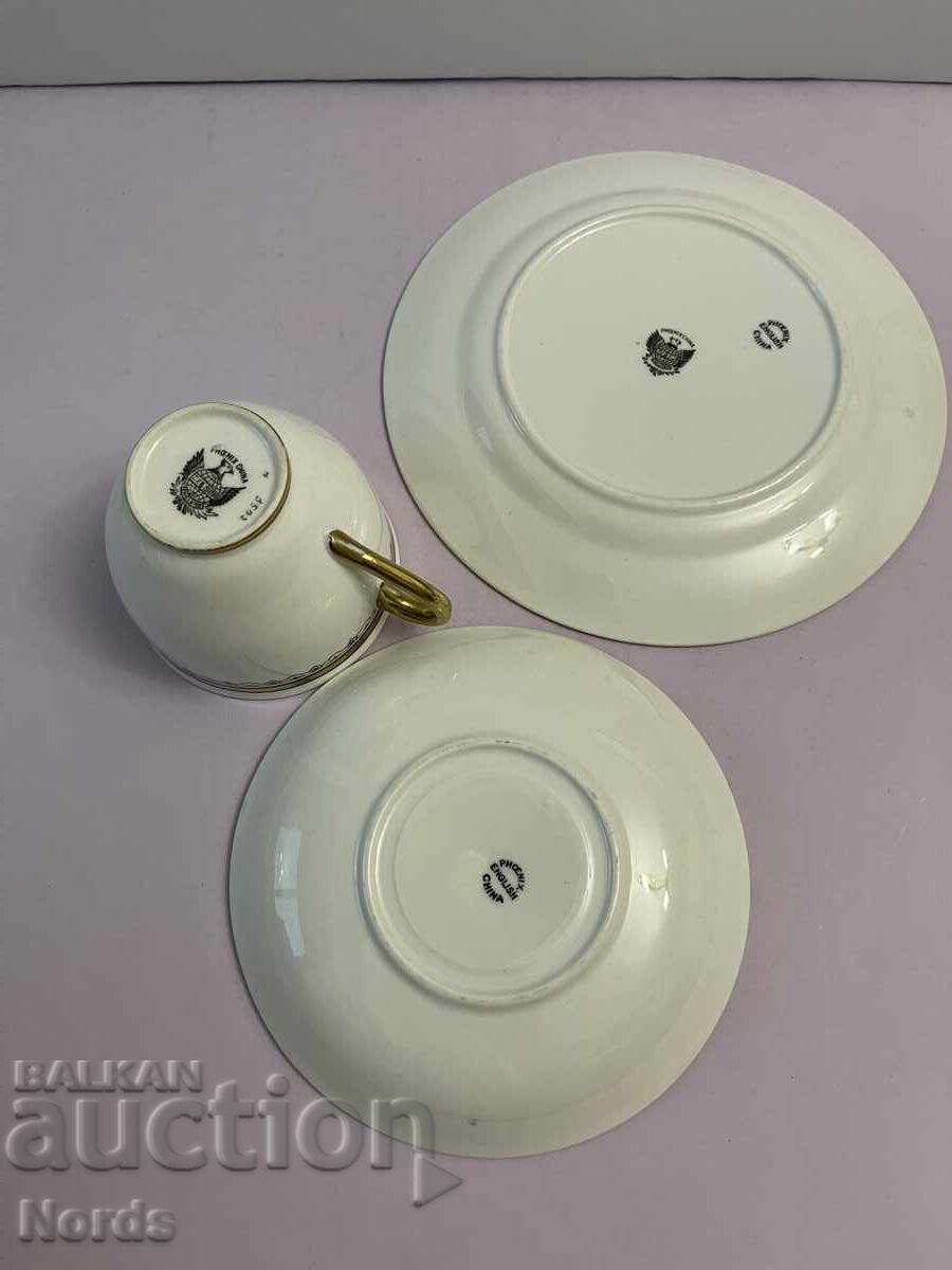 Delivery of Vintage English Triple Tea Set Delivery of Vintage English Triple Tea Set