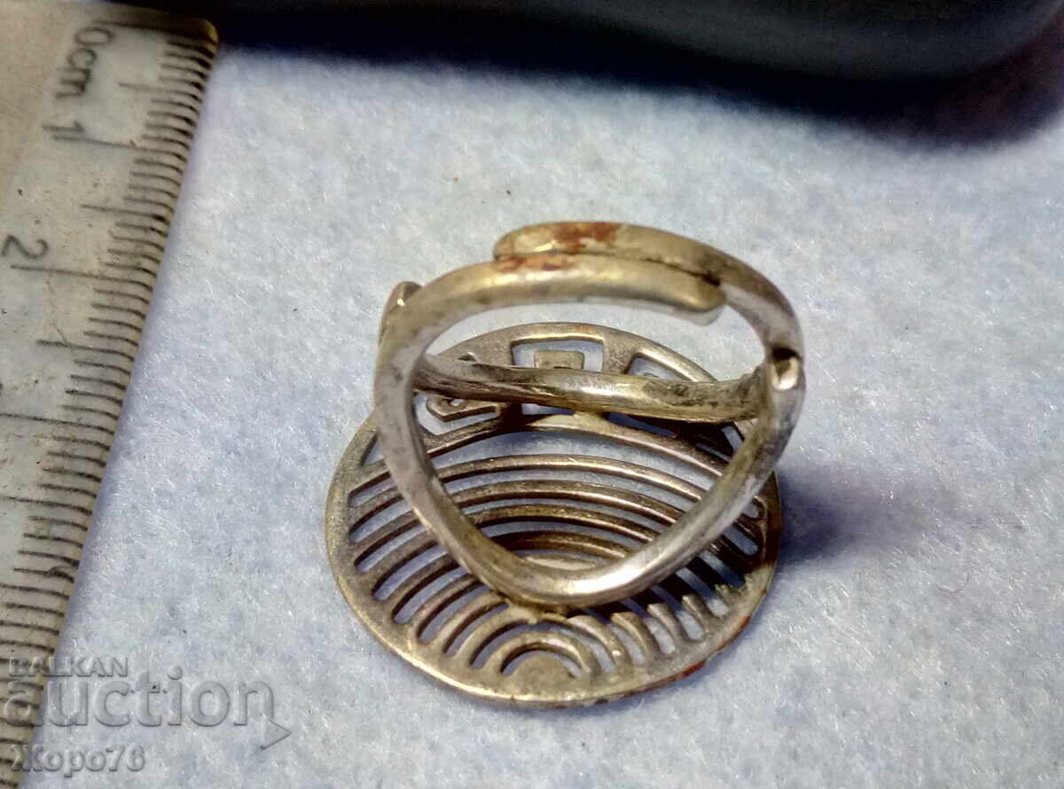 Παράδοση Ρυθμιζόμενο Ασημένιο Δαχτυλίδι Versace ΑΣΗΜΙ 925