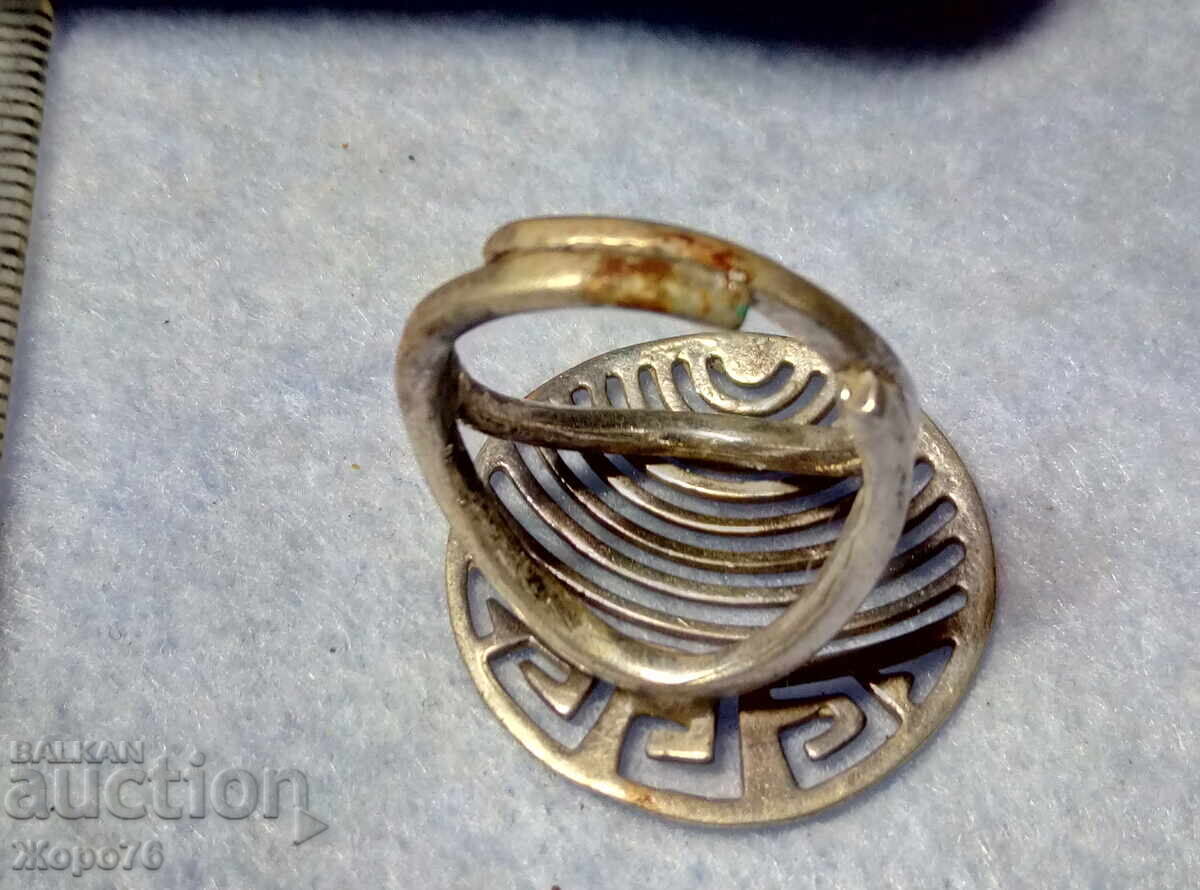 Ρυθμιζόμενο Ασημένιο Δαχτυλίδι Versace ΑΣΗΜΙ 925 - 5