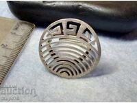 Adjustable Versace SILVER Ring SILVER 925