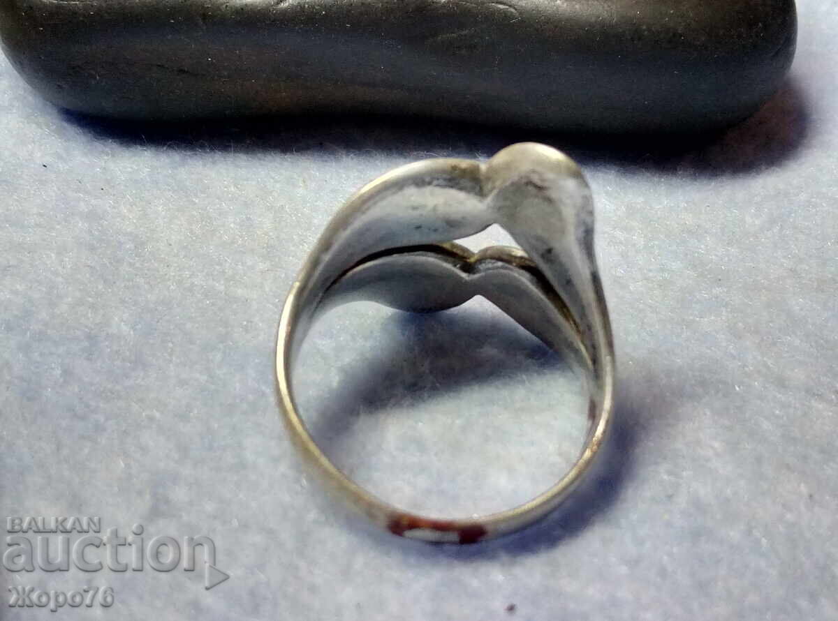 Vintage ART Style SILVER Ring SILVER 925 - 5 Vintage ART Style SILVER Ring SILVER 925 - 5