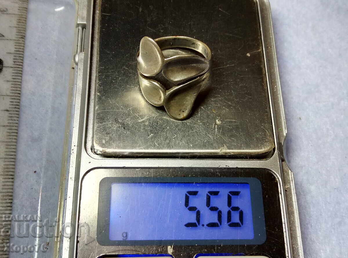 Vintage ART Style SILVER Ring SILVER 925 - 6 Vintage ART Style SILVER Ring SILVER 925 - 6