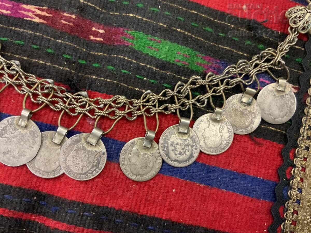 Παράδοση Αναγεννησιακό ασημένιο κόσμημα νομίσματα Παράδοση Αναγεννησιακό ασημένιο κόσμημα νομίσματα