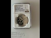 10 leva 1982 Δύο ποδοσφαιριστές NGC PF 67 Ultra cameo