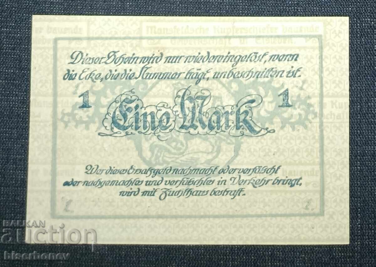 Germany, Germany, Ice Baden 1 Mark, 1918, UNC with price 13.00 BGN | € 6.65