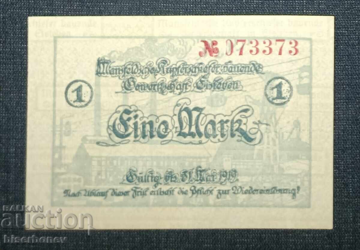 Germany, Germany, Ice Baden 1 Mark, 1918, UNC