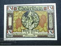 Γερμανία, Γερμανία, Χαρτς 3 μάρκα, 1921, UNC