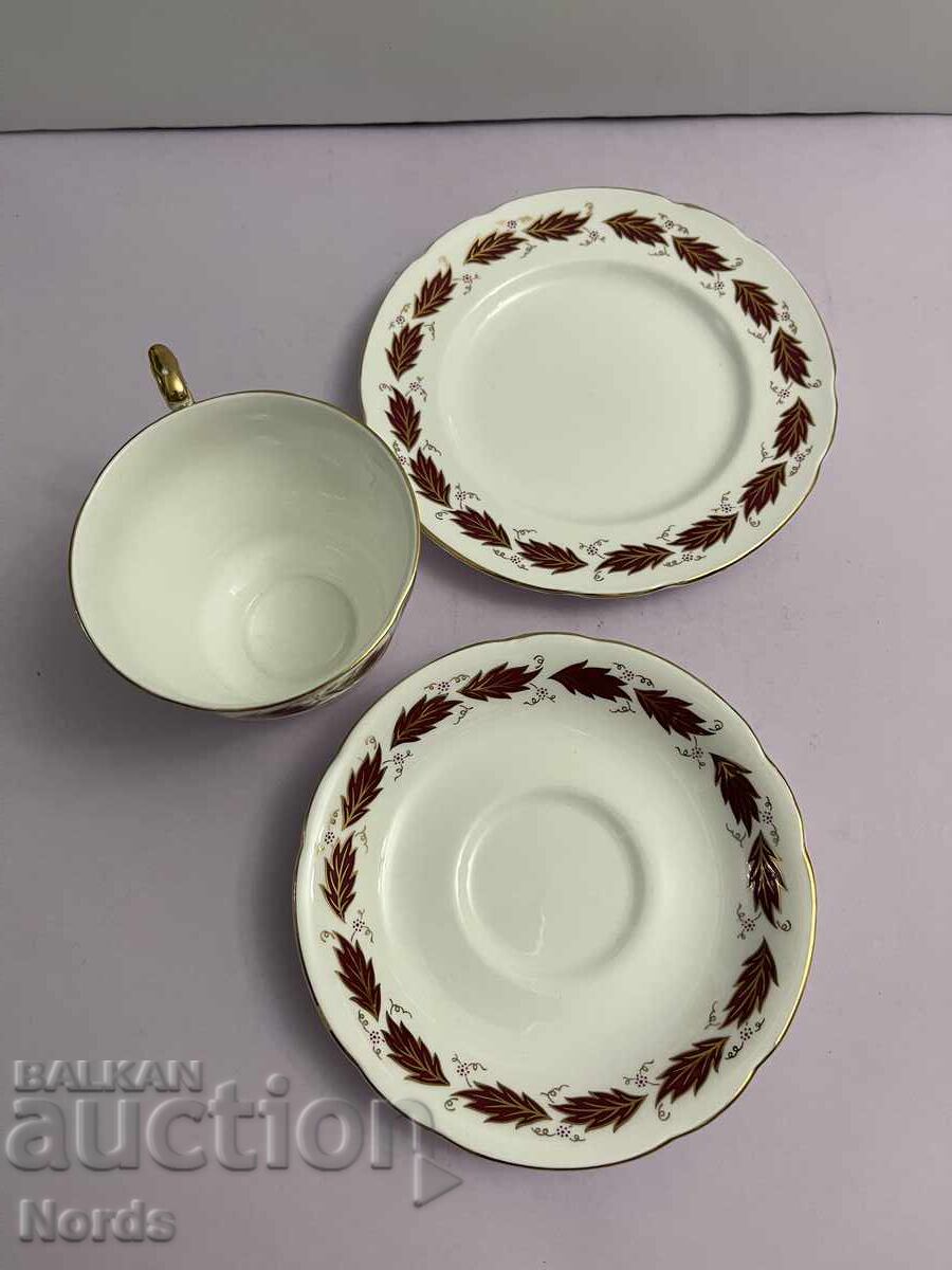 Auction  Paragon Three-Piece Tea Set