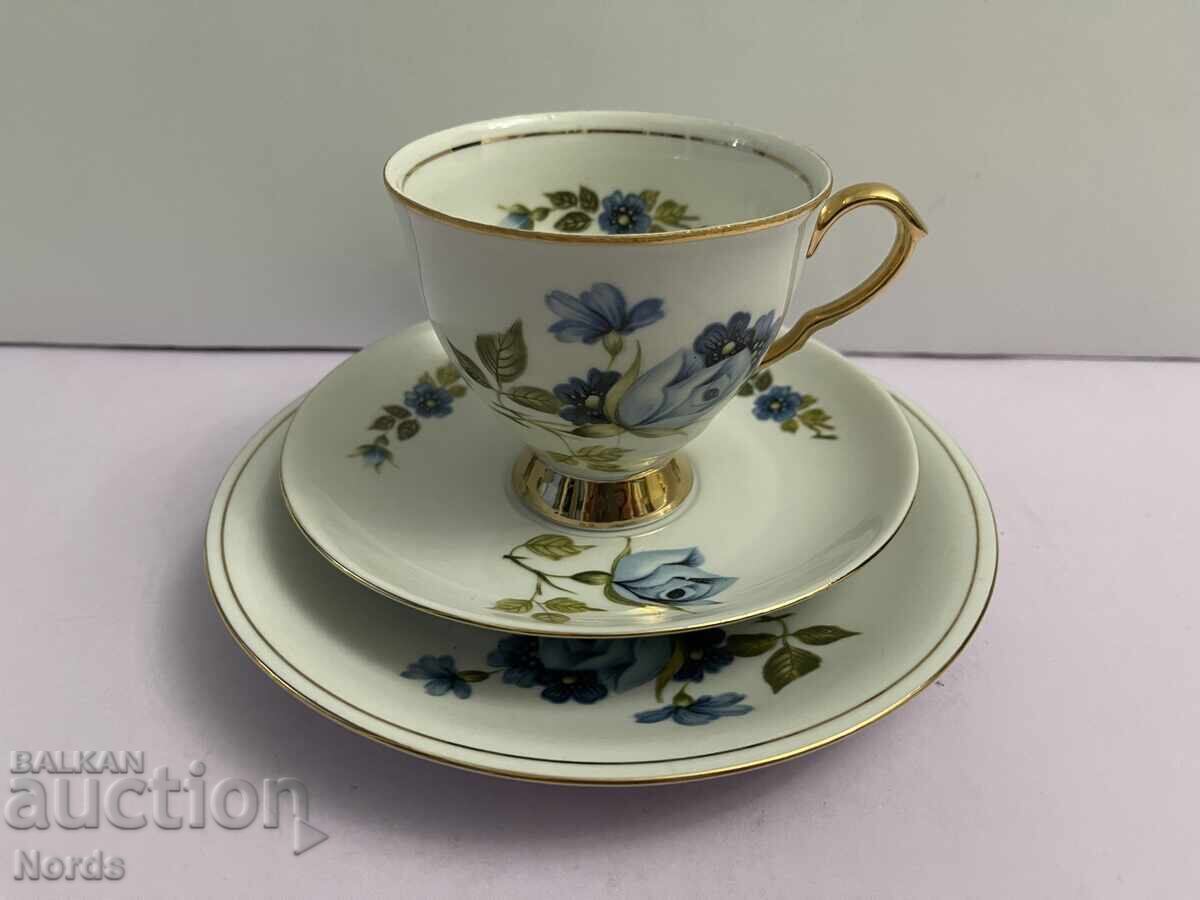 Beautiful triple tea set, Poland Beautiful triple tea set, Poland