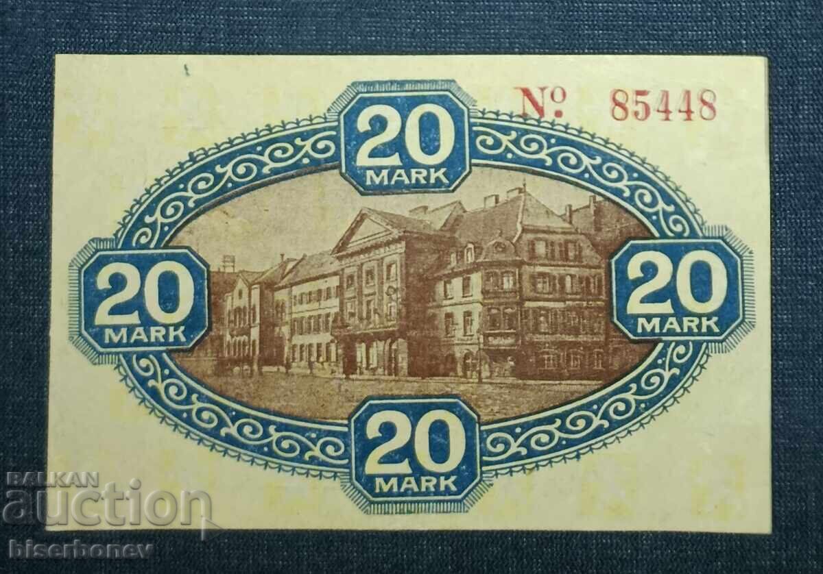 Germania, Germania, Zweibrücken 10 mărci, 1918, aUNC cu preț 8.00 BGN | € 4.09 Germania, Germania, Zweibrücken 10 mărci, 1918, aUNC cu preț 8.00 BGN | € 4.09