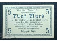 Germany, Friedrichshafen 5 Mark, 1918, UNC-1