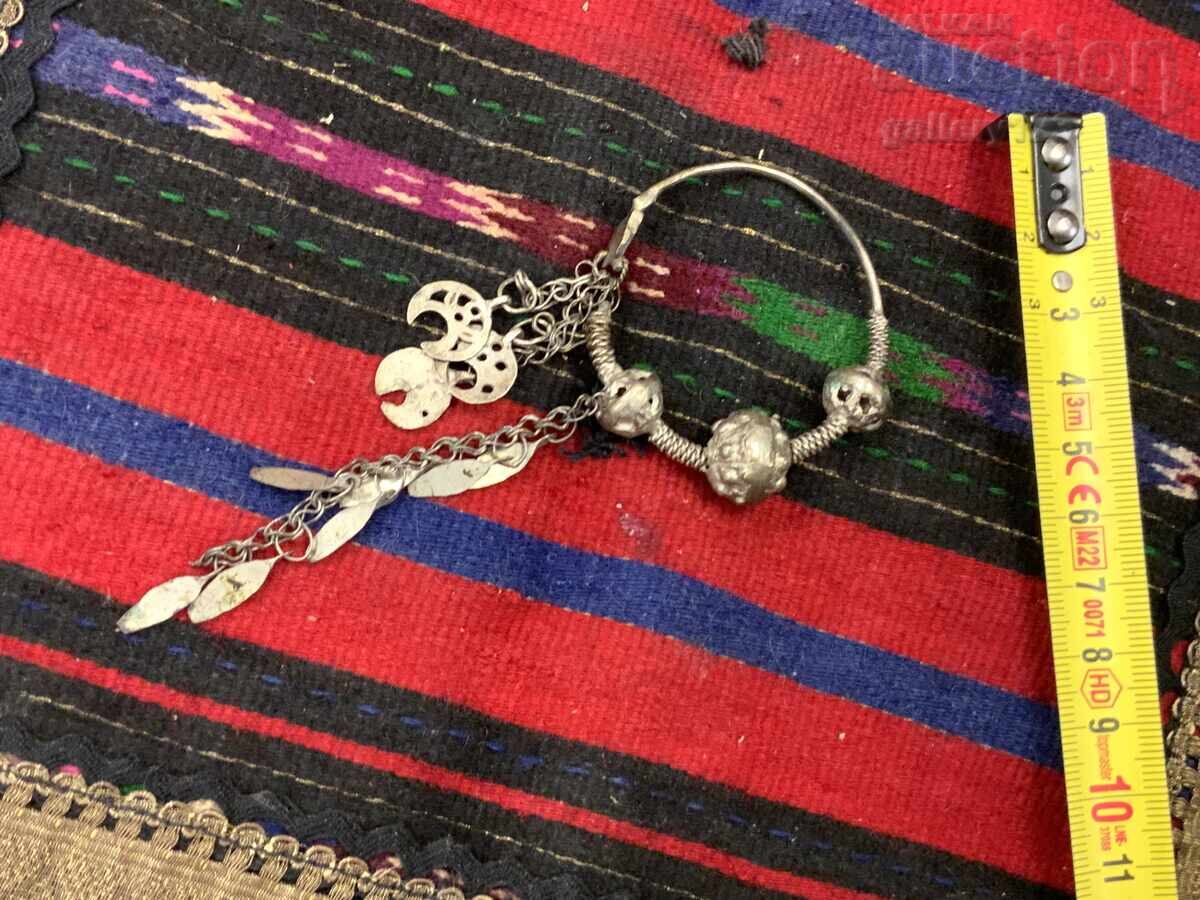 Αναγεννησιακό σκουλαρίκι ασημένιο σκαλιστό Αναγεννησιακό σκουλαρίκι ασημένιο σκαλιστό